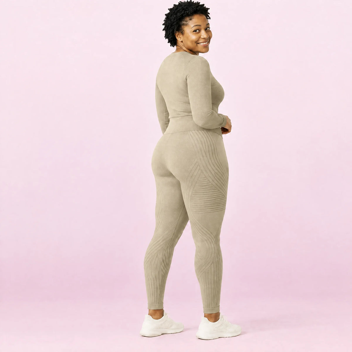 Sculpt Leggings · Stay-Up - Beige