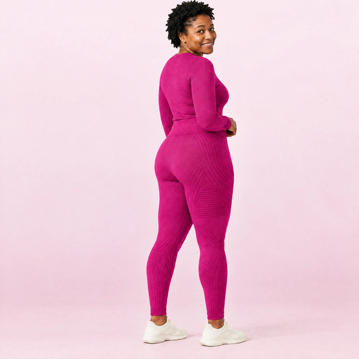 Sculpt Leggings · Stay-Up - Fuchsia pink