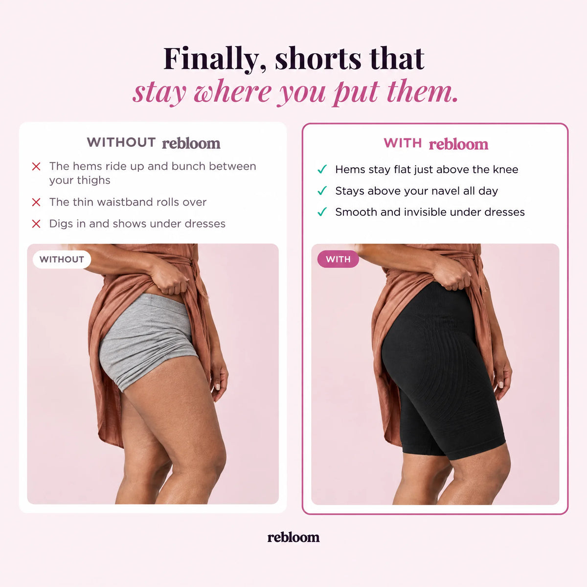 Sculpt Shorts · No Ride-Up