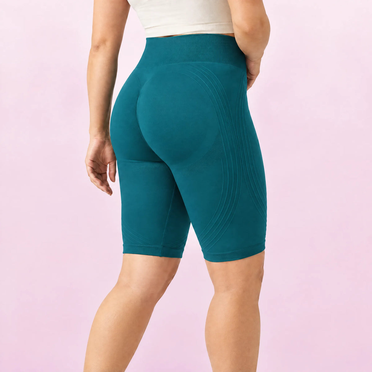 Sculpt Shorts · No Ride-Up - Teal